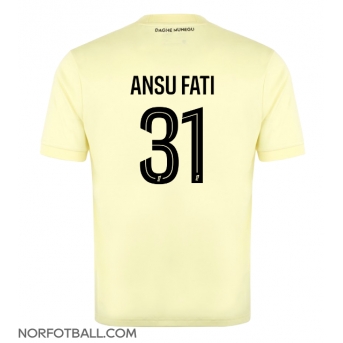 Billige Fotballdrakt AS Monaco Ansu Fati #31 Replika Tredjedrakt 2025-26 Kortermet